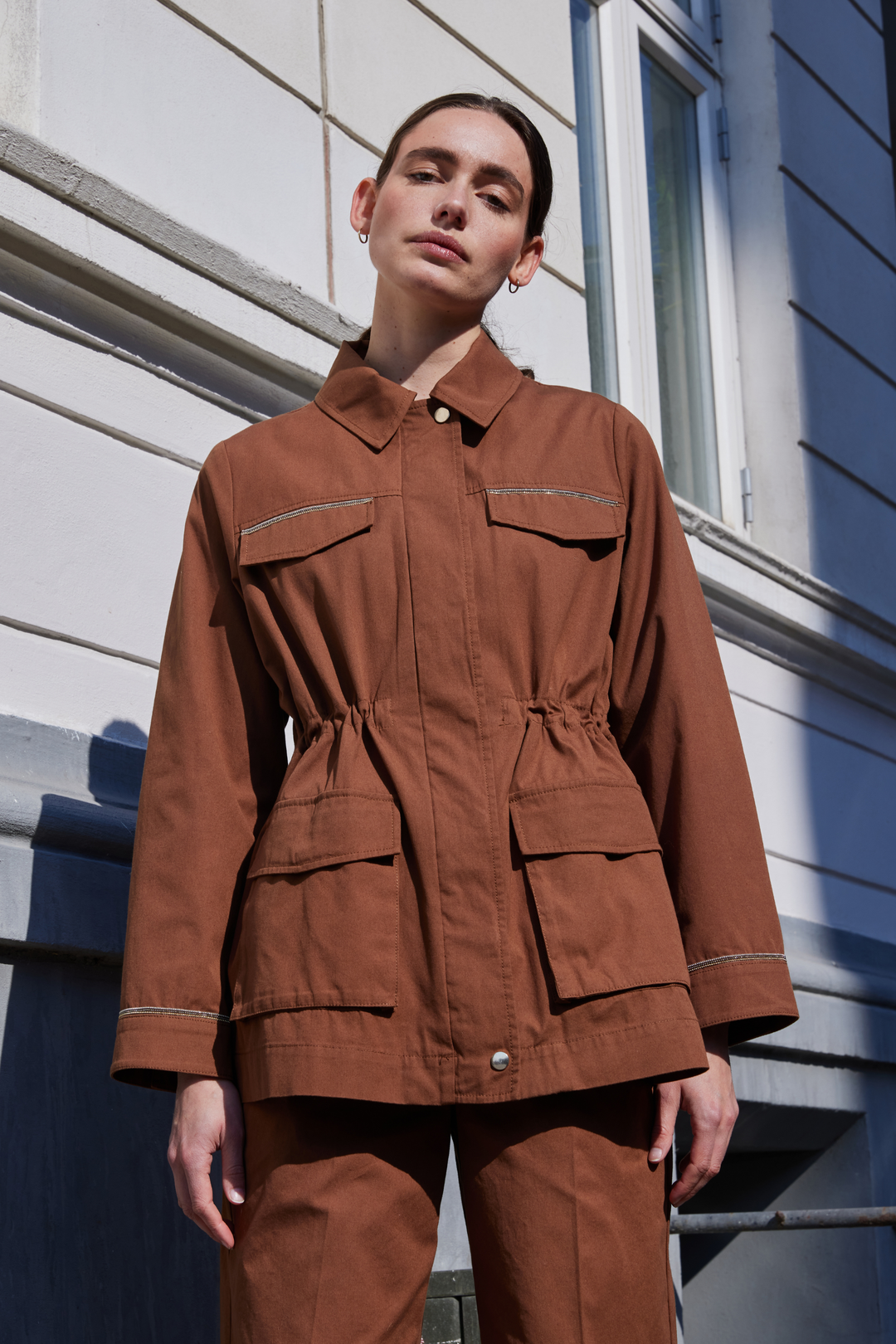 Heartmade HMRetal jakke BLAZERJACKETS 141 Lark-sand