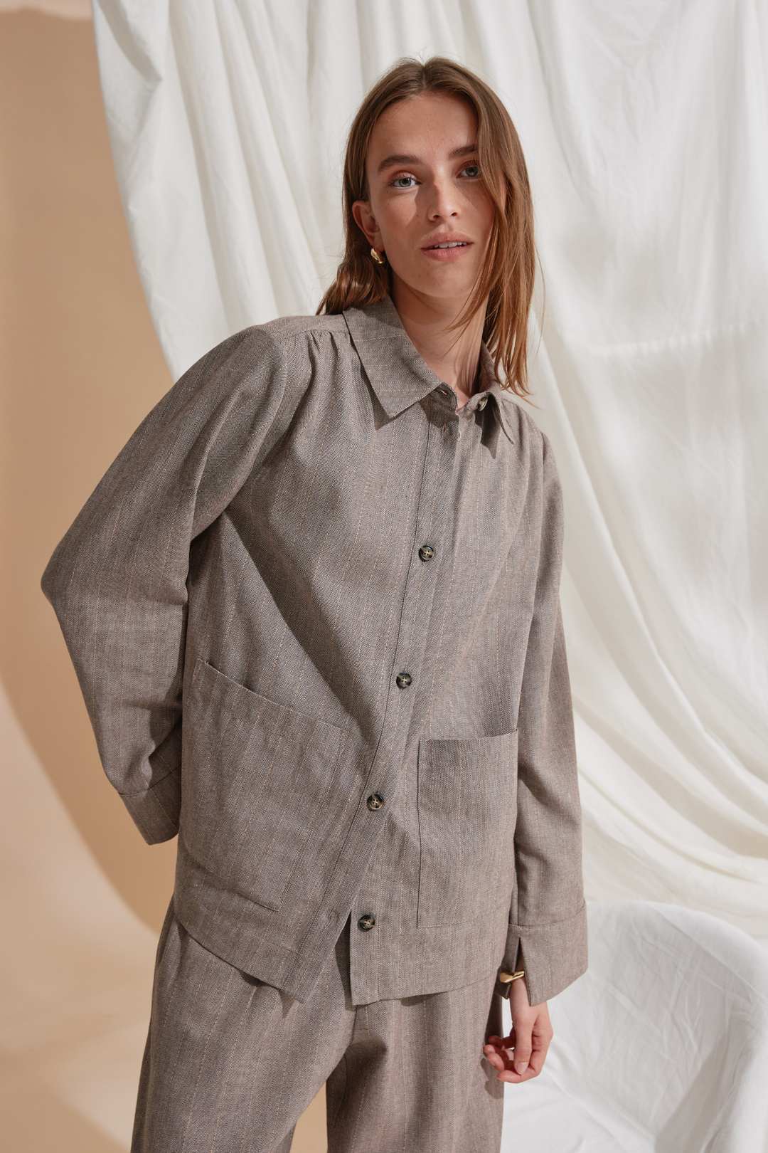 Heartmade HMRica jakke BLAZERJACKETS 13 Dusty brown