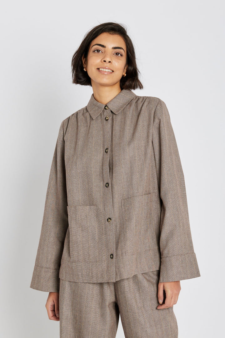 Heartmade HMRica jakke BLAZERJACKETS 13 Dusty brown