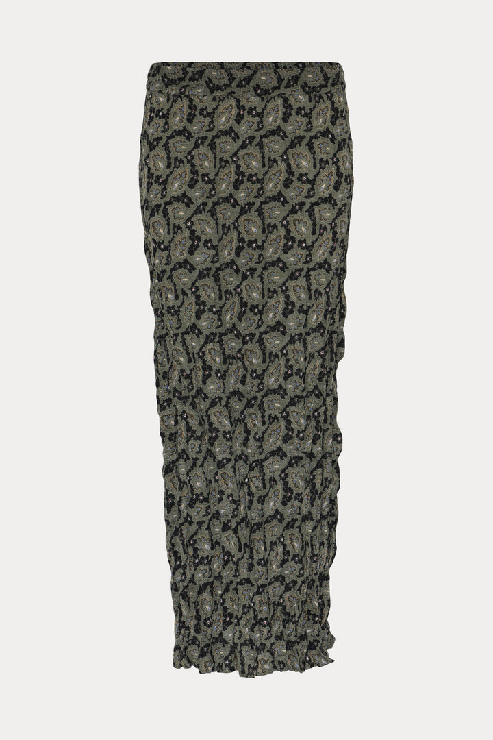 Heartmade HMSena nederdel SKIRTS 800 Forest green print