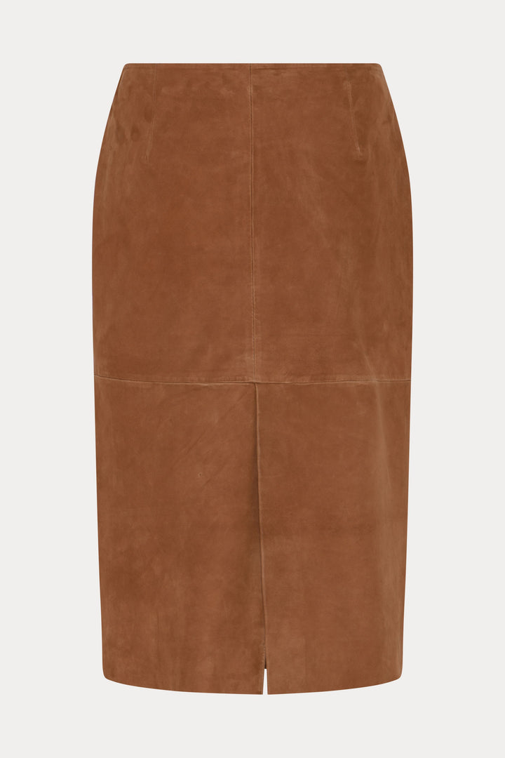 Heartmade HMSiara lædernederdel SKIRTS 091 Saddle tan