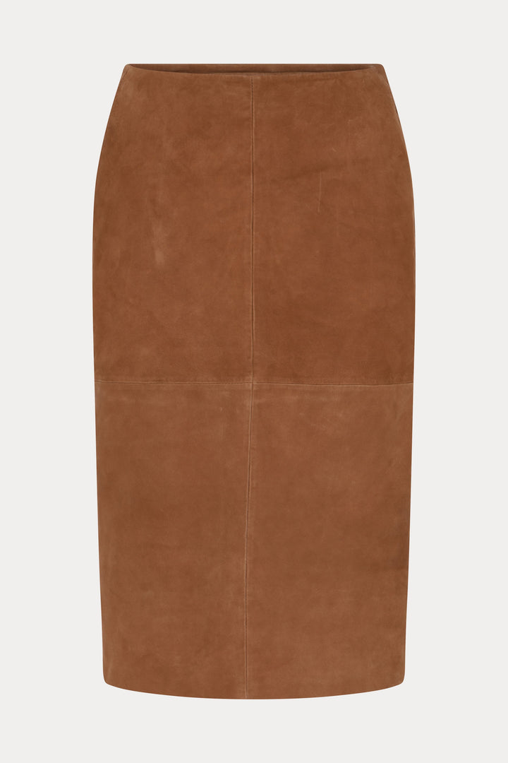 Heartmade HMSiara lædernederdel SKIRTS 091 Saddle tan