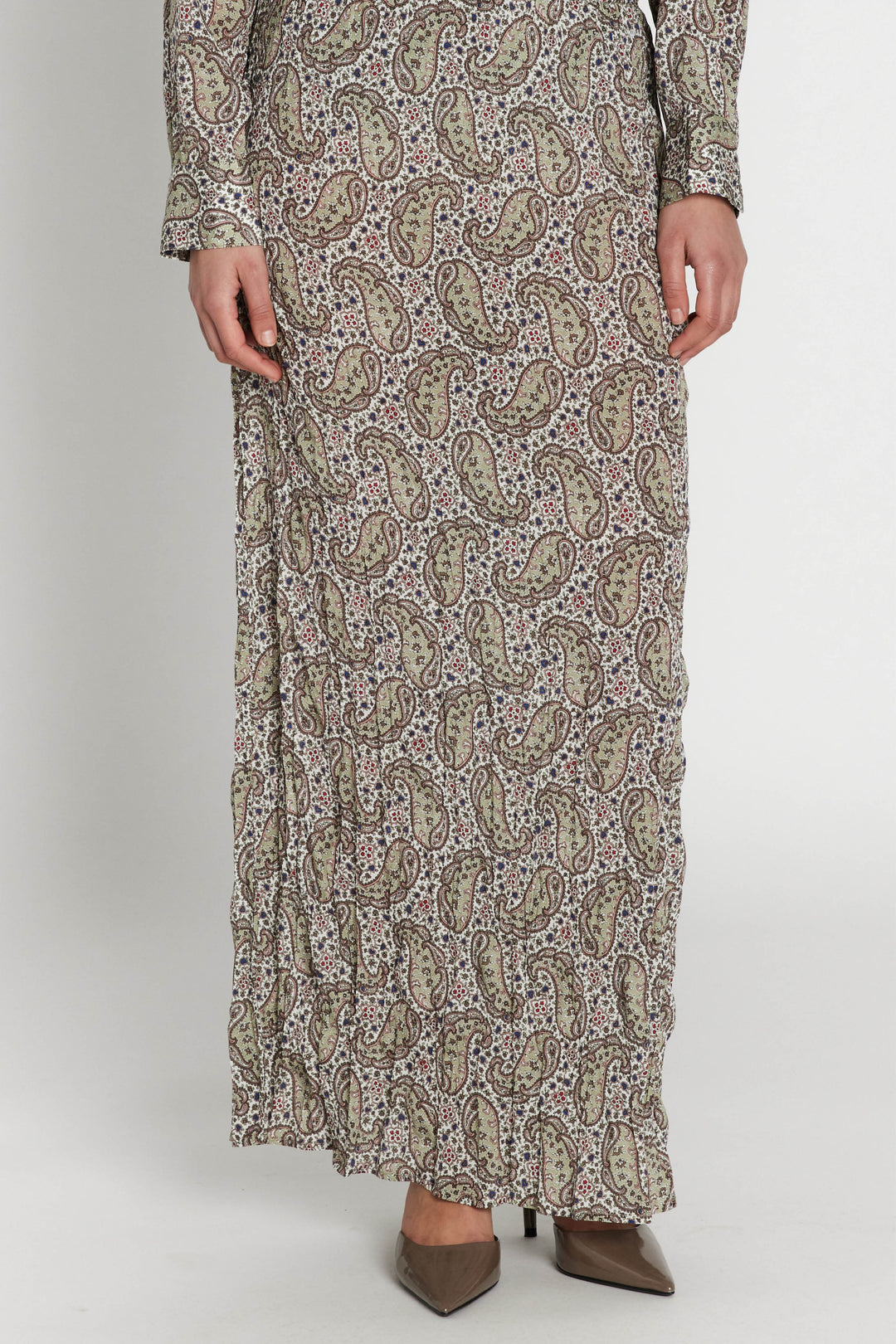 Heartmade HMSican maxinederdel SKIRTS 808 Rose paisley print