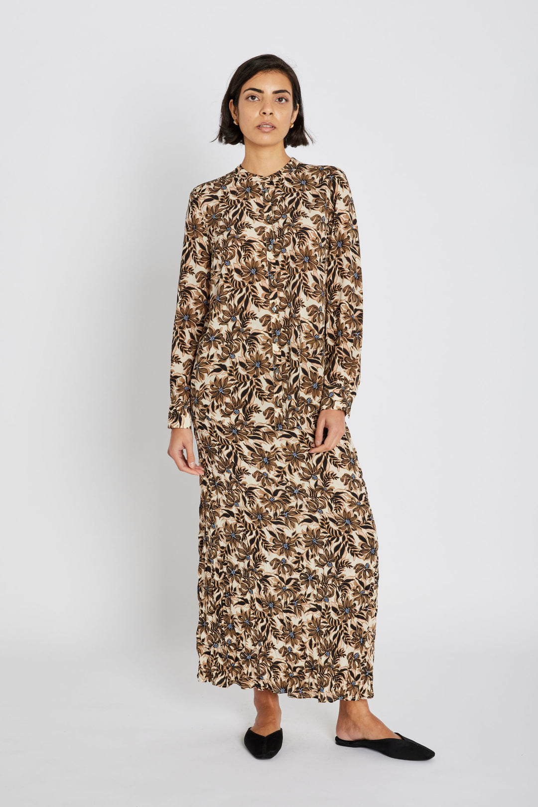 Heartmade HMSican maxinederdel SKIRTS 852 Shitake print