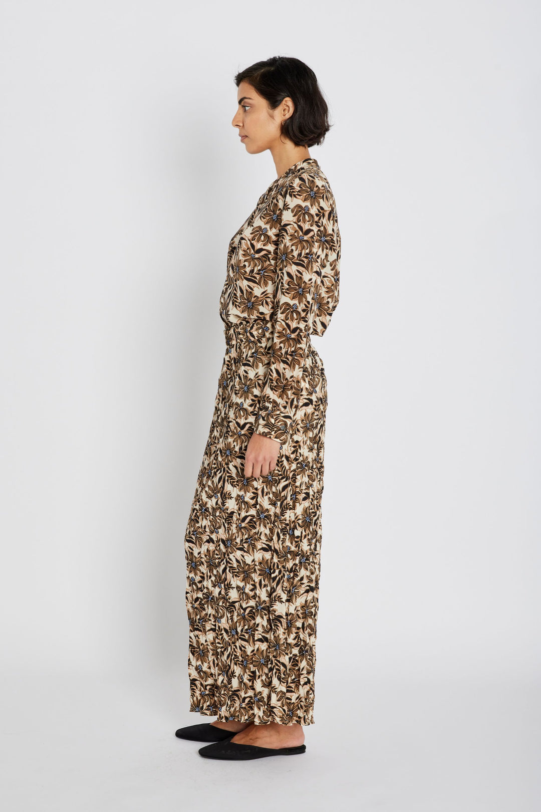 Heartmade HMSican maxinederdel SKIRTS 852 Shitake print