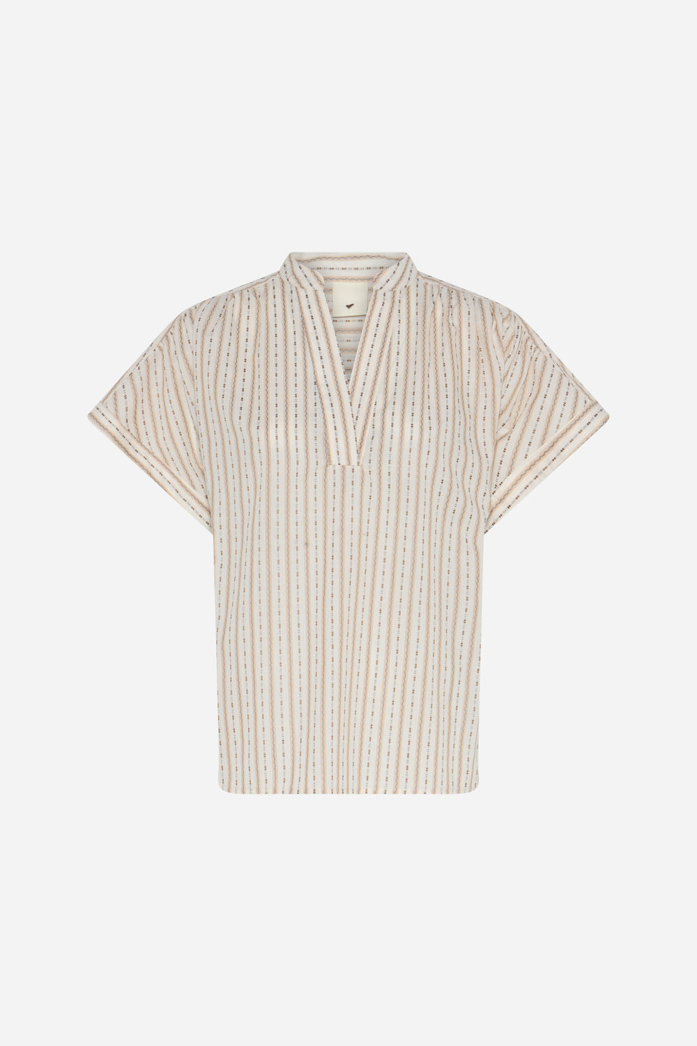 Heartmade HMTavis bluse BLOUSE 634 Khaki stripe