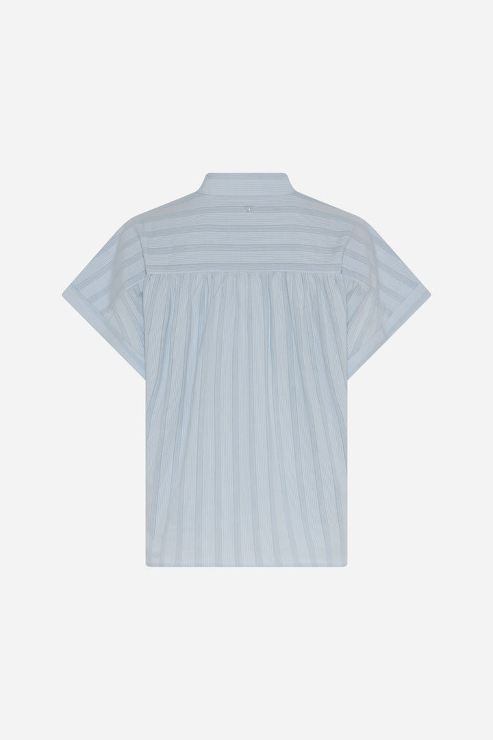 Heartmade HMTavis bluse BLOUSE 278 Blue Dove