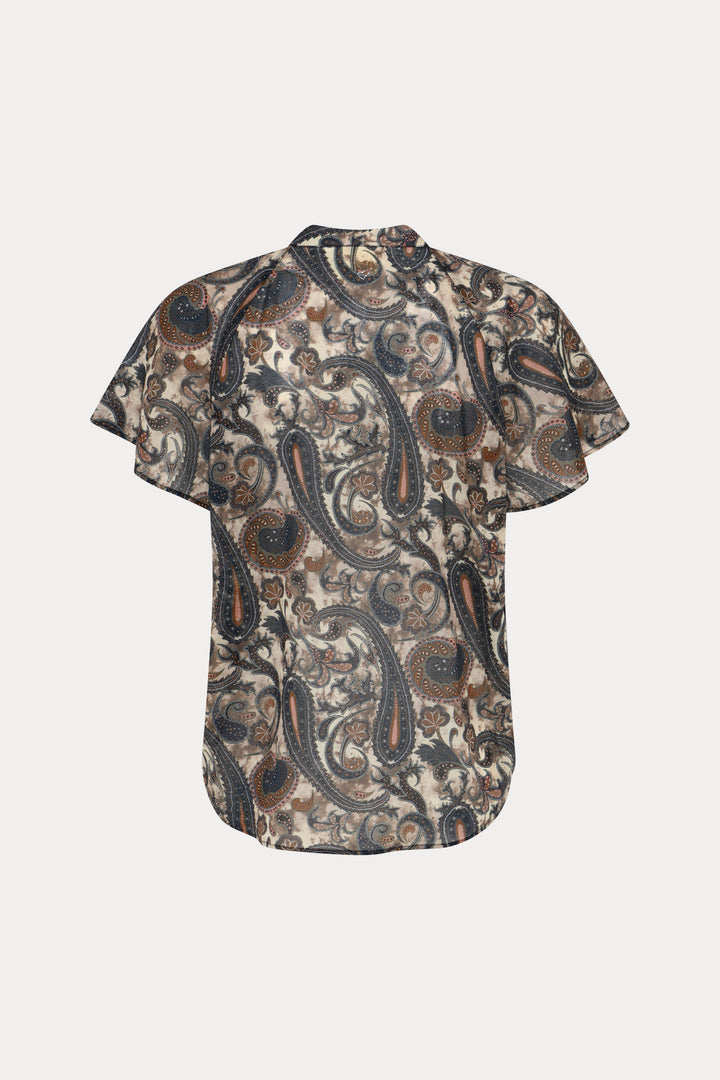 Heartmade HMTelma skjorte SHIRTS 803 Earthy Paisley print