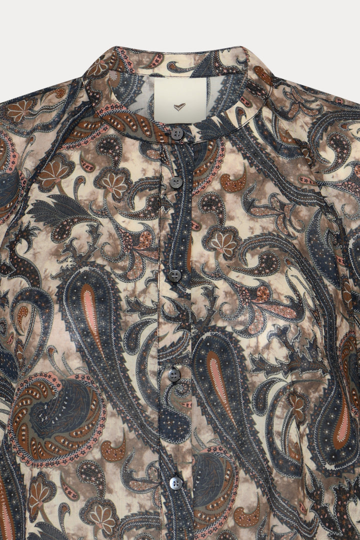 Heartmade HMTelma skjorte SHIRTS 803 Earthy Paisley print