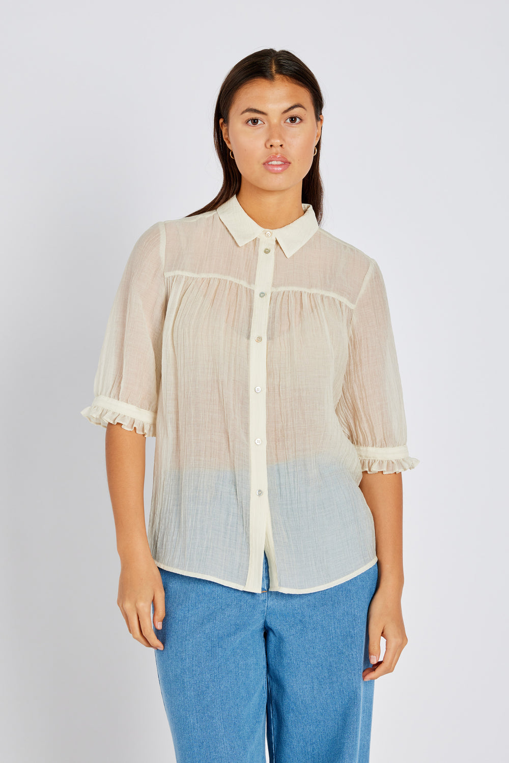 Heartmade HMTelser skjorte SHIRTS 02 Off white