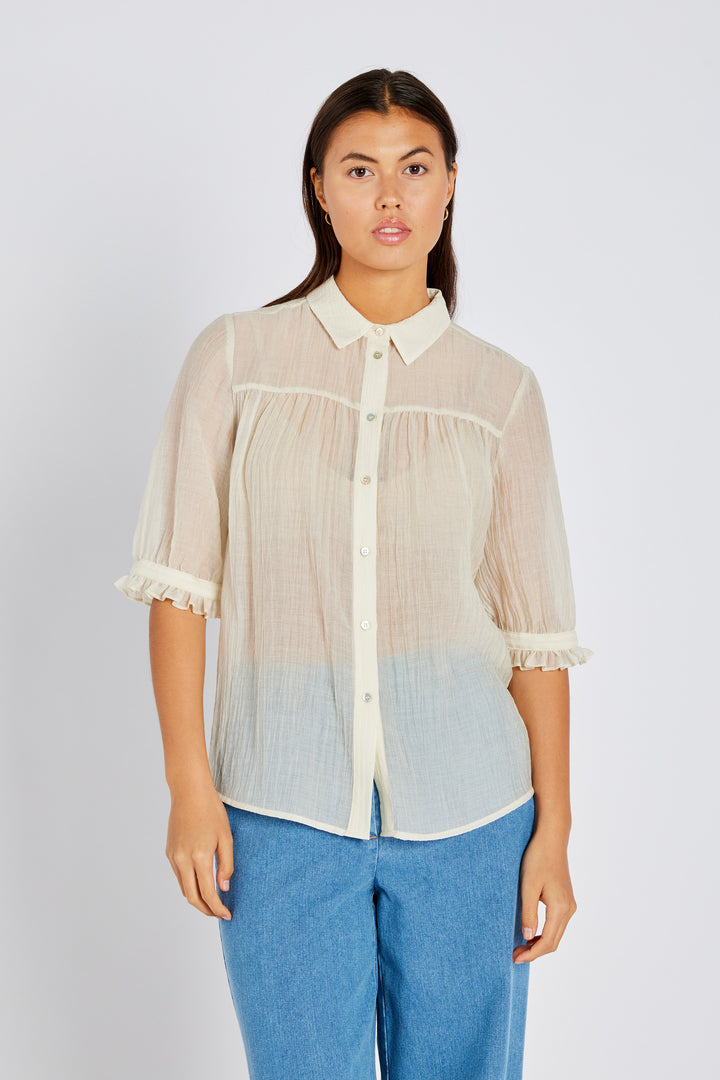 Heartmade HMTelser skjorte SHIRTS 02 Off white