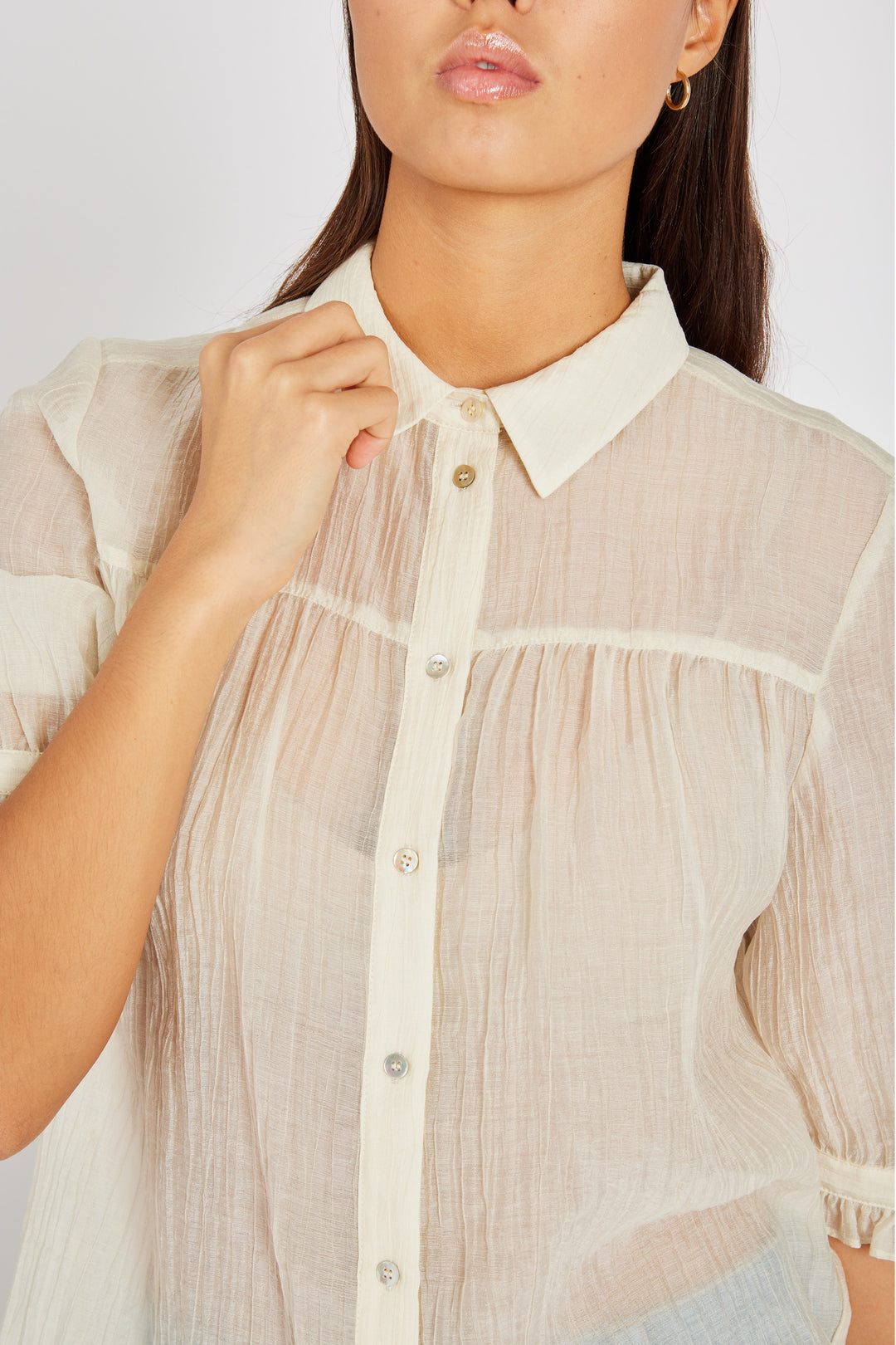 Heartmade HMTelser skjorte SHIRTS 02 Off white