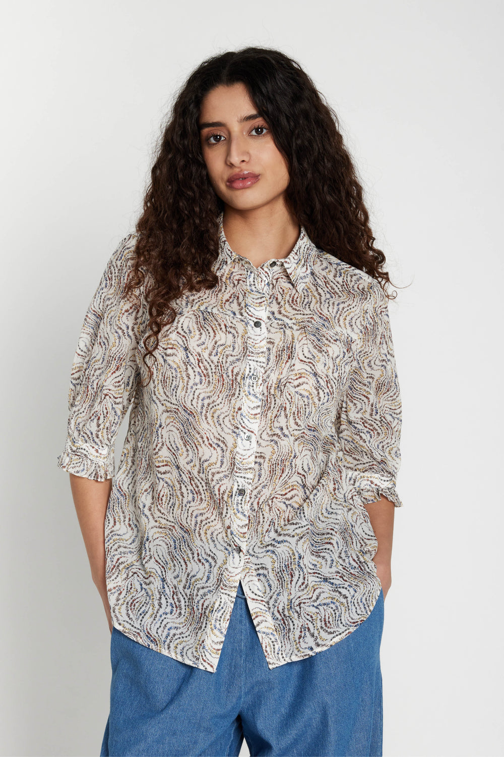 Heartmade HMTelser skjorte SHIRTS 802 Delicate Bloom print