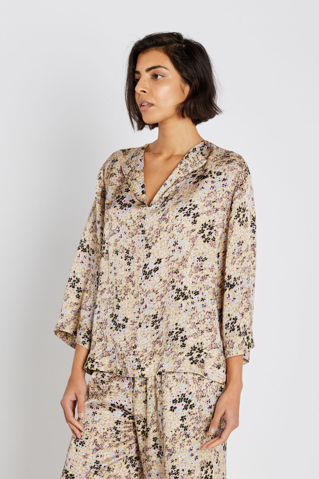 Heartmade HMTepa bluse BLOUSE 805 Light flower print