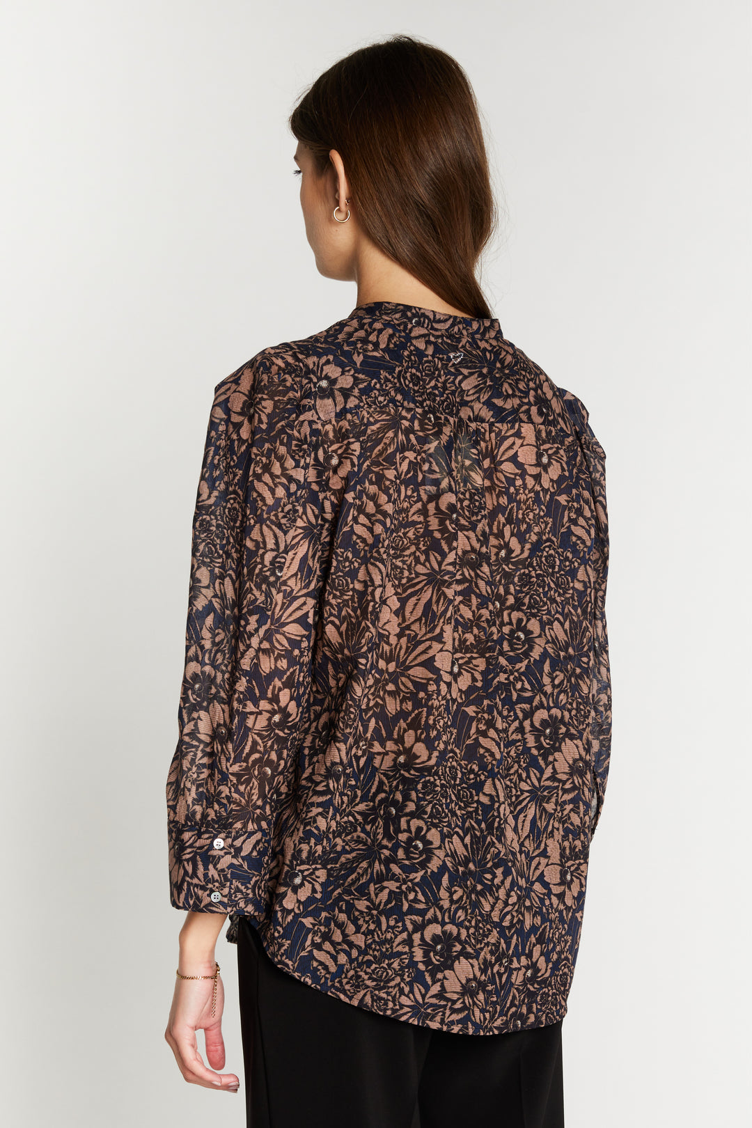 Heartmade HMTeras skjorte SHIRTS 807 Rose flower print