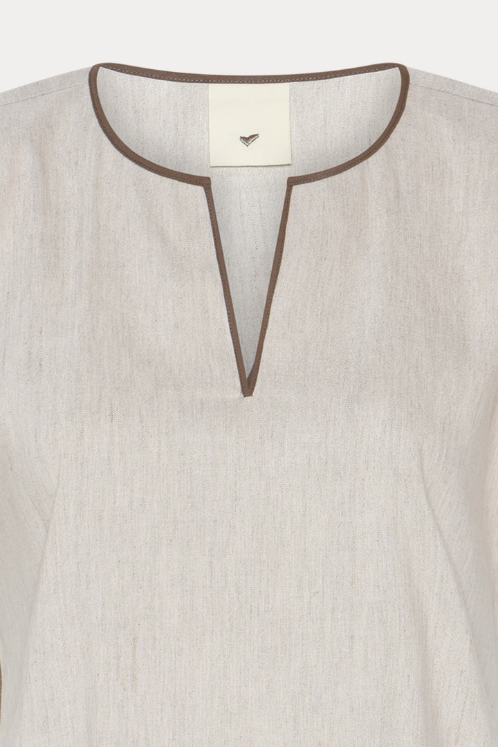 Heartmade HMTikan bluse BLOUSE 061 Snow Dune