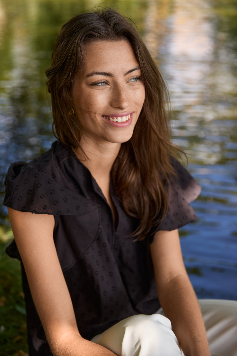 Heartmade HMTuea bluse BLOUSE 900 Black