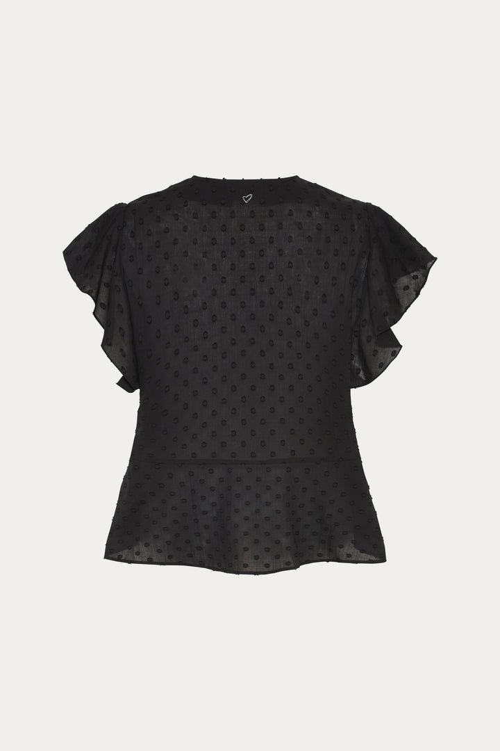 Heartmade HMTuea bluse BLOUSE 900 Black