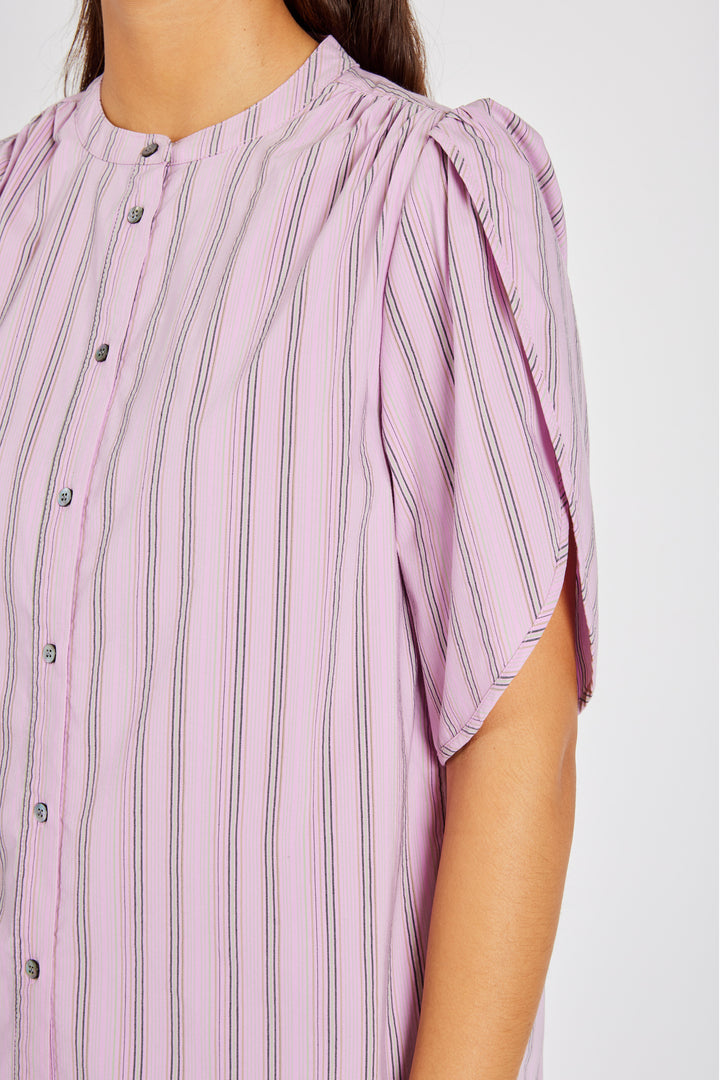 Heartmade HMTulin skjorte SHIRTS 370 Pink stripe