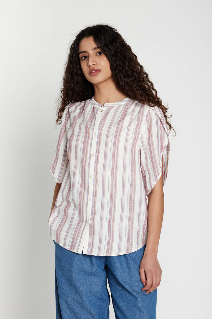Heartmade HMTulin skjorte SHIRTS 607 Cherry Stribe