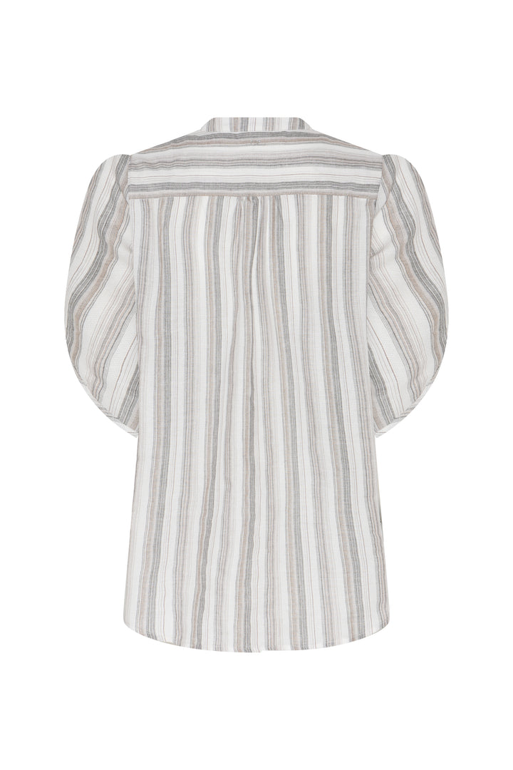 Heartmade HMTulin skjorte SHIRTS 809 Walnut stripe