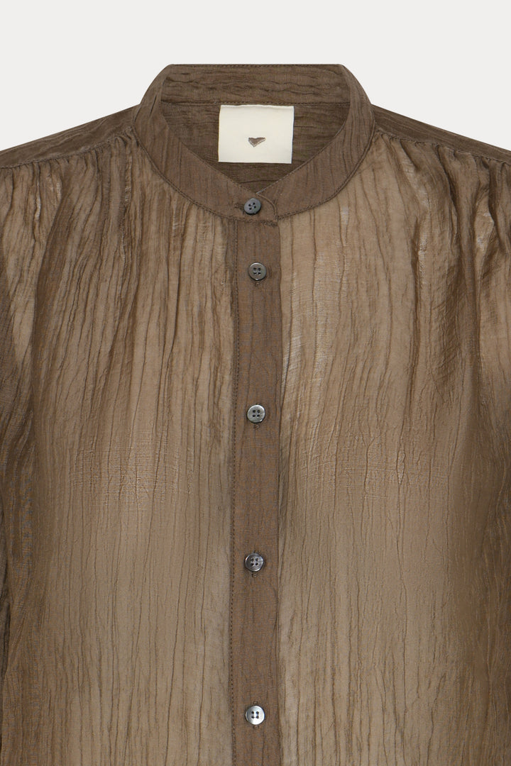 Heartmade HMTulin skjorte SHIRTS 56 Dusty Green