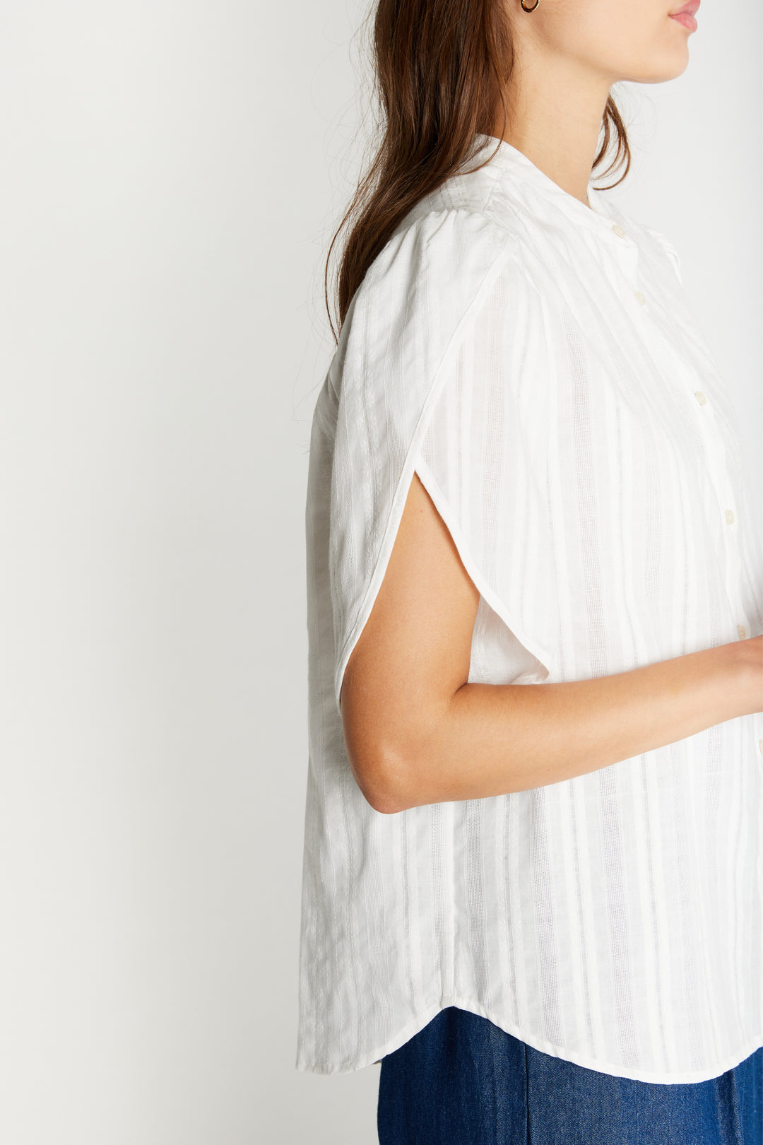 Heartmade HMTulin skjorte SHIRTS 022 White daisy