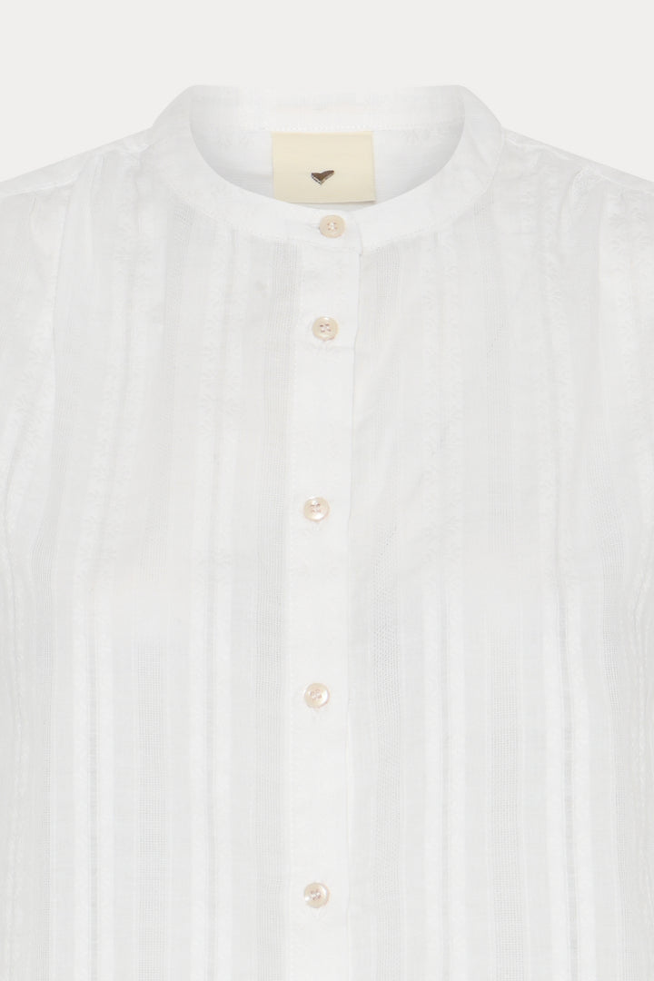 Heartmade HMTulin skjorte SHIRTS 022 White daisy