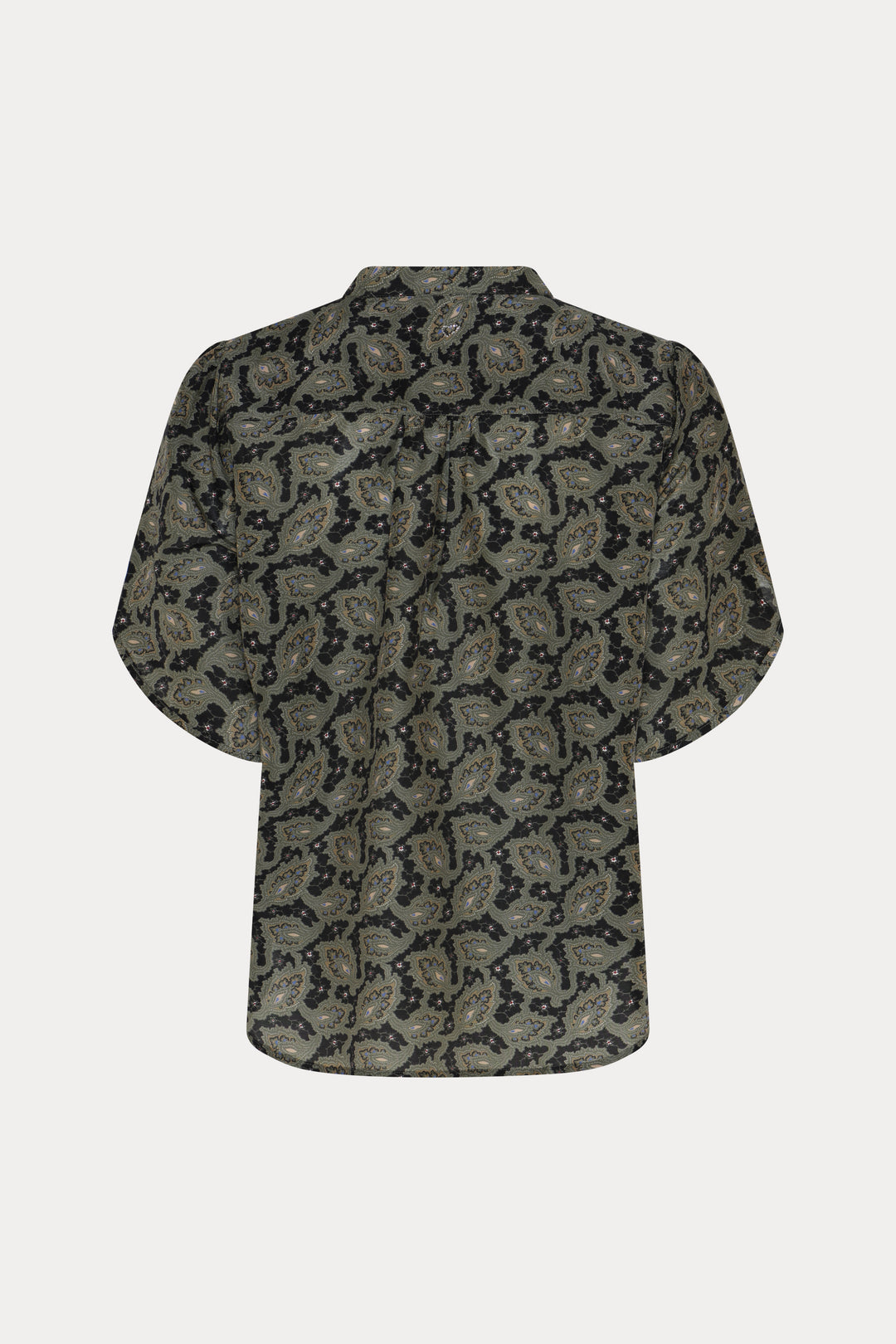 Heartmade HMTulin top SHIRTS 800 Forest green print