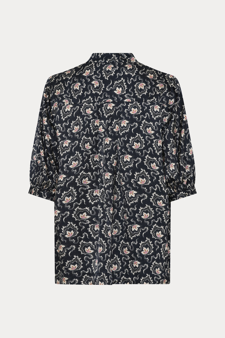 Heartmade HMTurin top BLOUSE 202 Navy Dekor