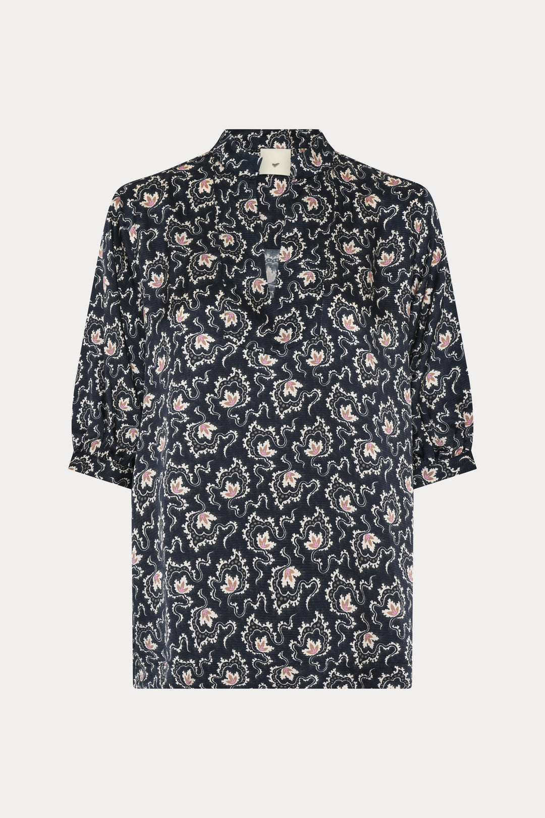 Heartmade HMTurin top BLOUSE 202 Navy Dekor