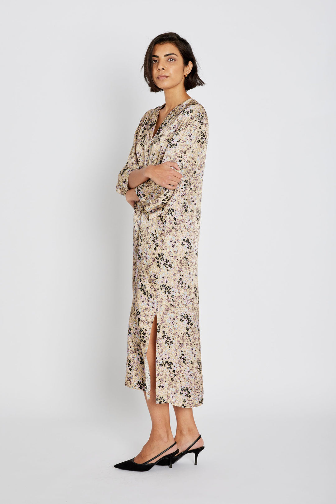 Heartmade HMValis kjole DRESSES 805 Light flower print