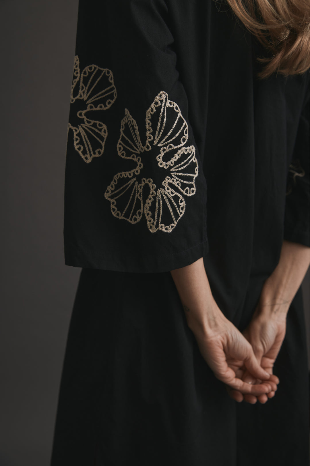 Heartmade HMVikas kjole DRESSES 907 Black embroidery