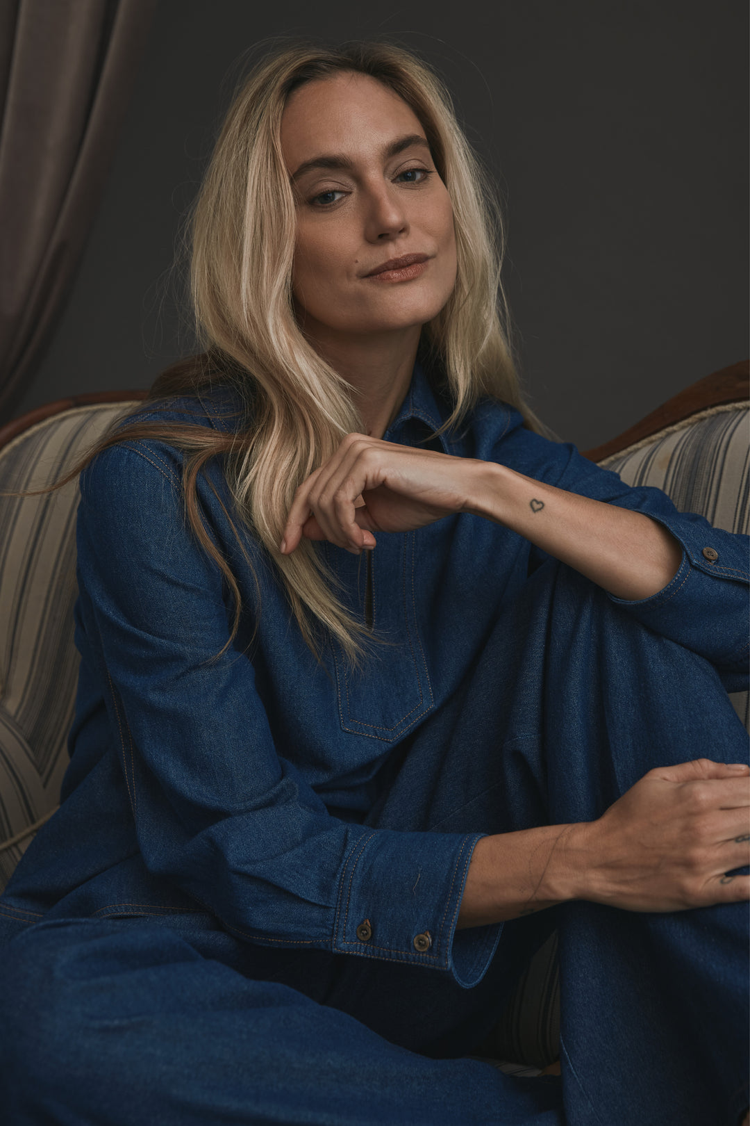 Heartmade HMerisal bluse BLOUSE 211 Bracing Blue