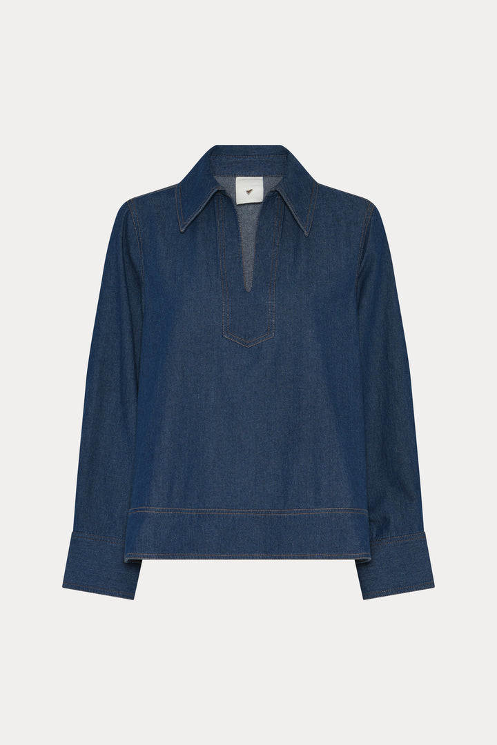 Heartmade HMerisal bluse BLOUSE 211 Bracing Blue