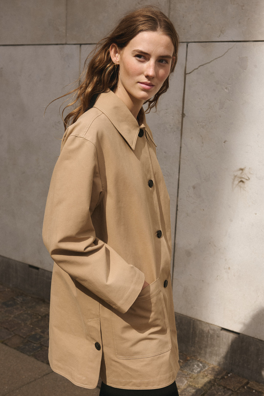 Heartmade Jitan jakke OUTERWEAR, LIGHT Sand