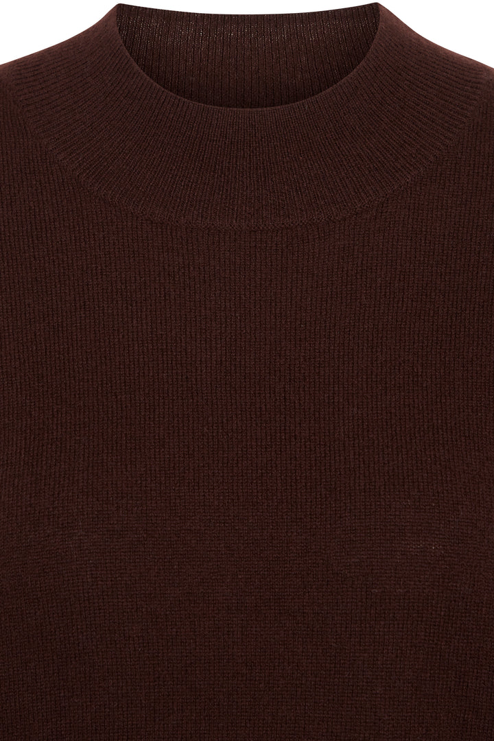 Heartmade Karna strik KNITWEAR, LIGHT 163 Chocolate brown