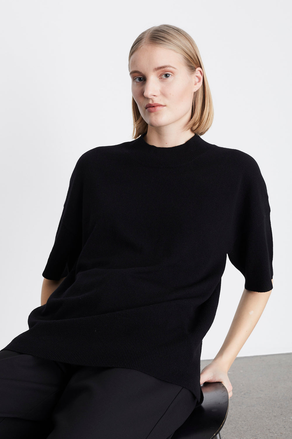 Heartmade Karna strik KNITWEAR, LIGHT Sort