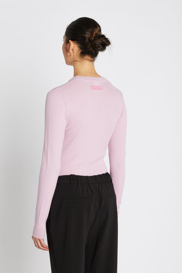 Heartmade Katuna strikbluse KNITWEAR, LIGHT 312 Rose