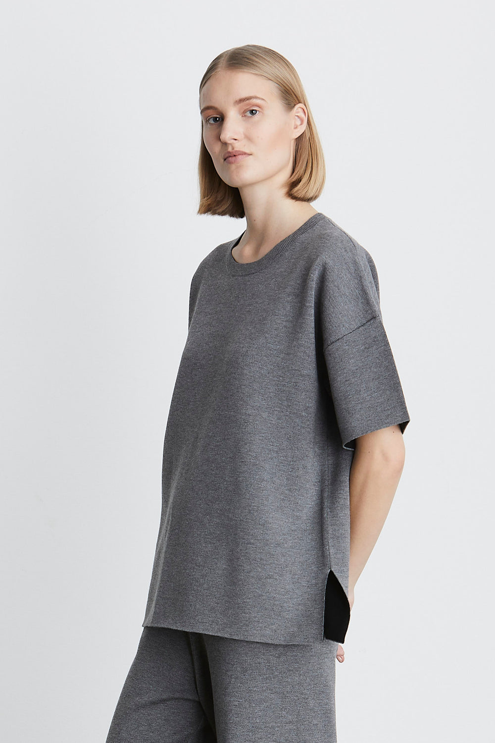 Heartmade Kiman strik KNITWEAR, LIGHT 19 Antrasit