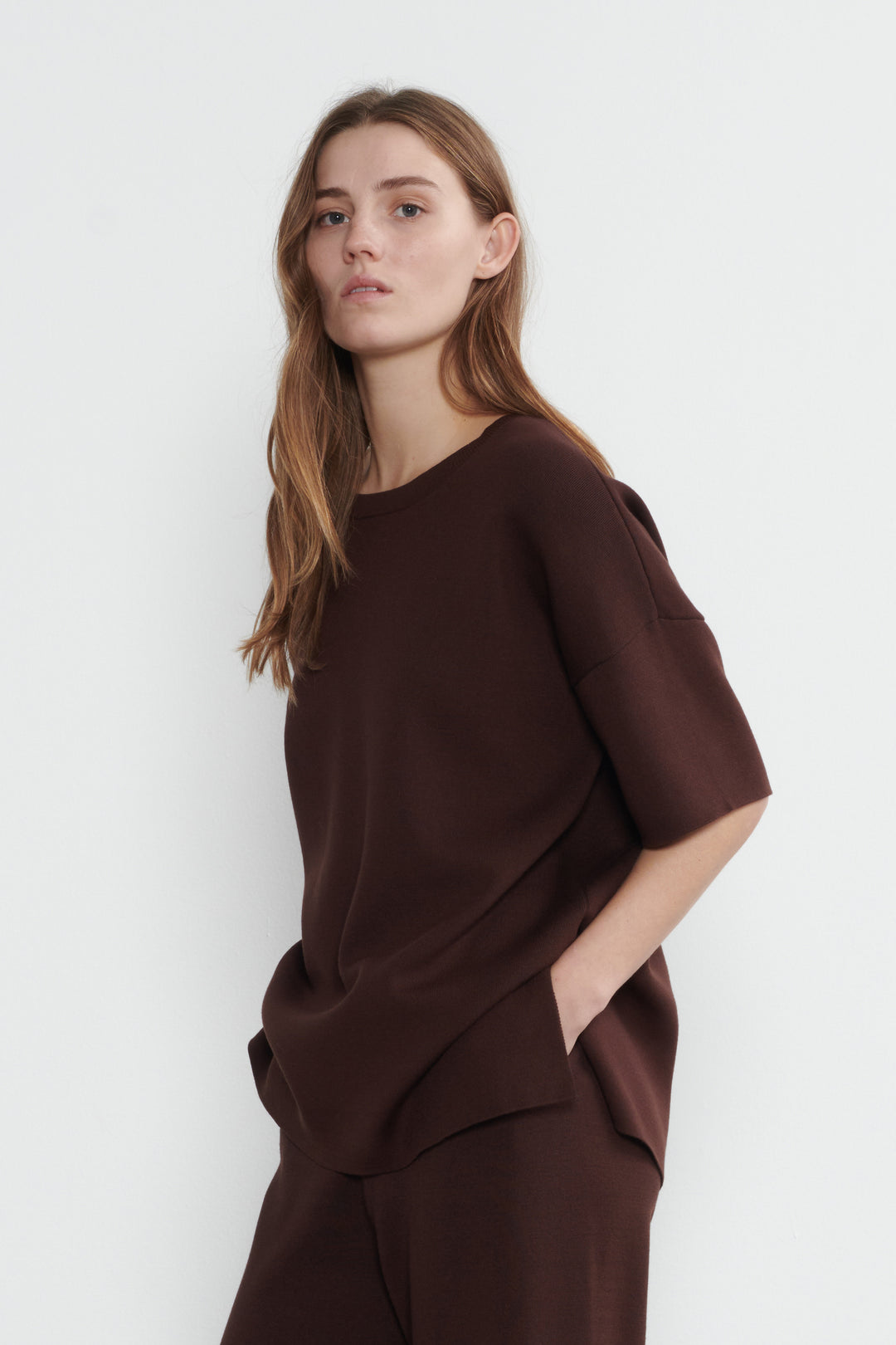 Heartmade Kiman strik KNITWEAR, LIGHT 198 Deep brown