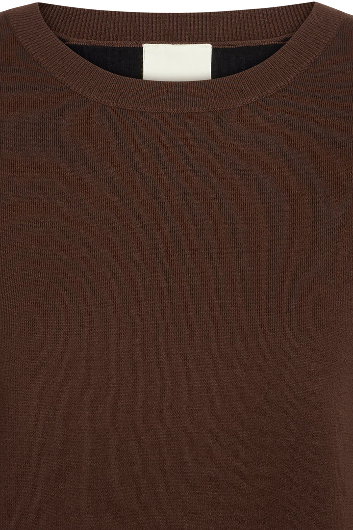 Heartmade Kiman strik KNITWEAR, LIGHT 198 Deep brown