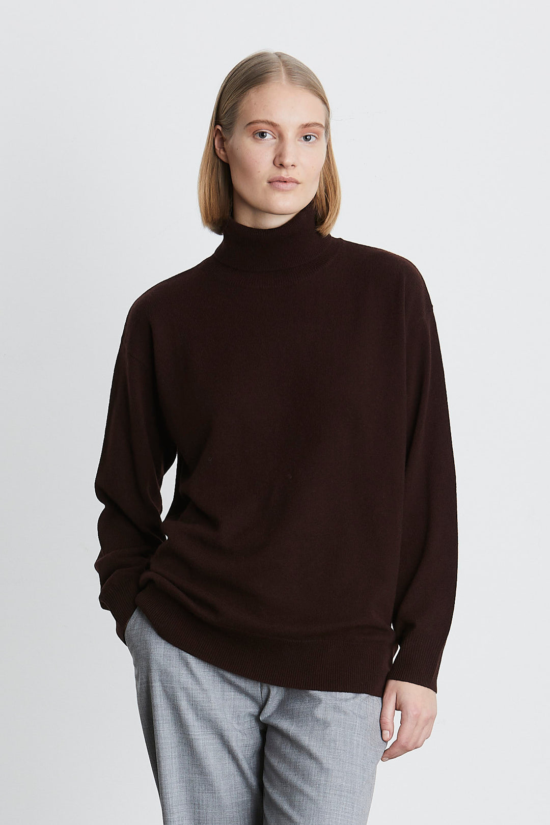 Heartmade Klerin strik KNITWEAR, LIGHT 163 Chocolate brown