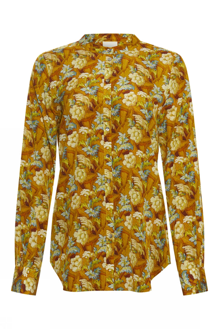 Heartmade Maple shirt HM SHIRTS 625 Golden flower print