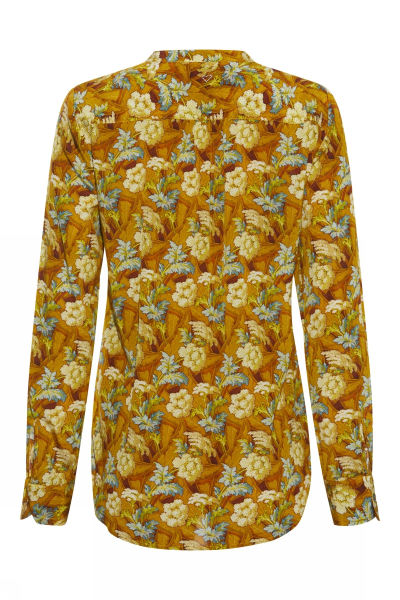 Heartmade Maple shirt HM SHIRTS 625 Golden flower print