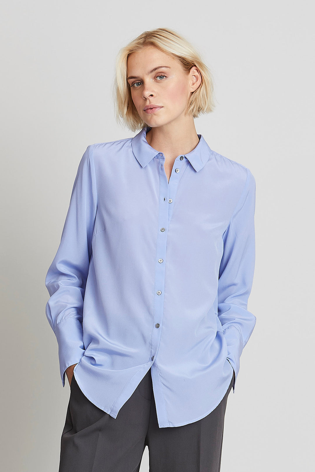 Heartmade Miri skjorte SHIRTS 277 Cornflower blue