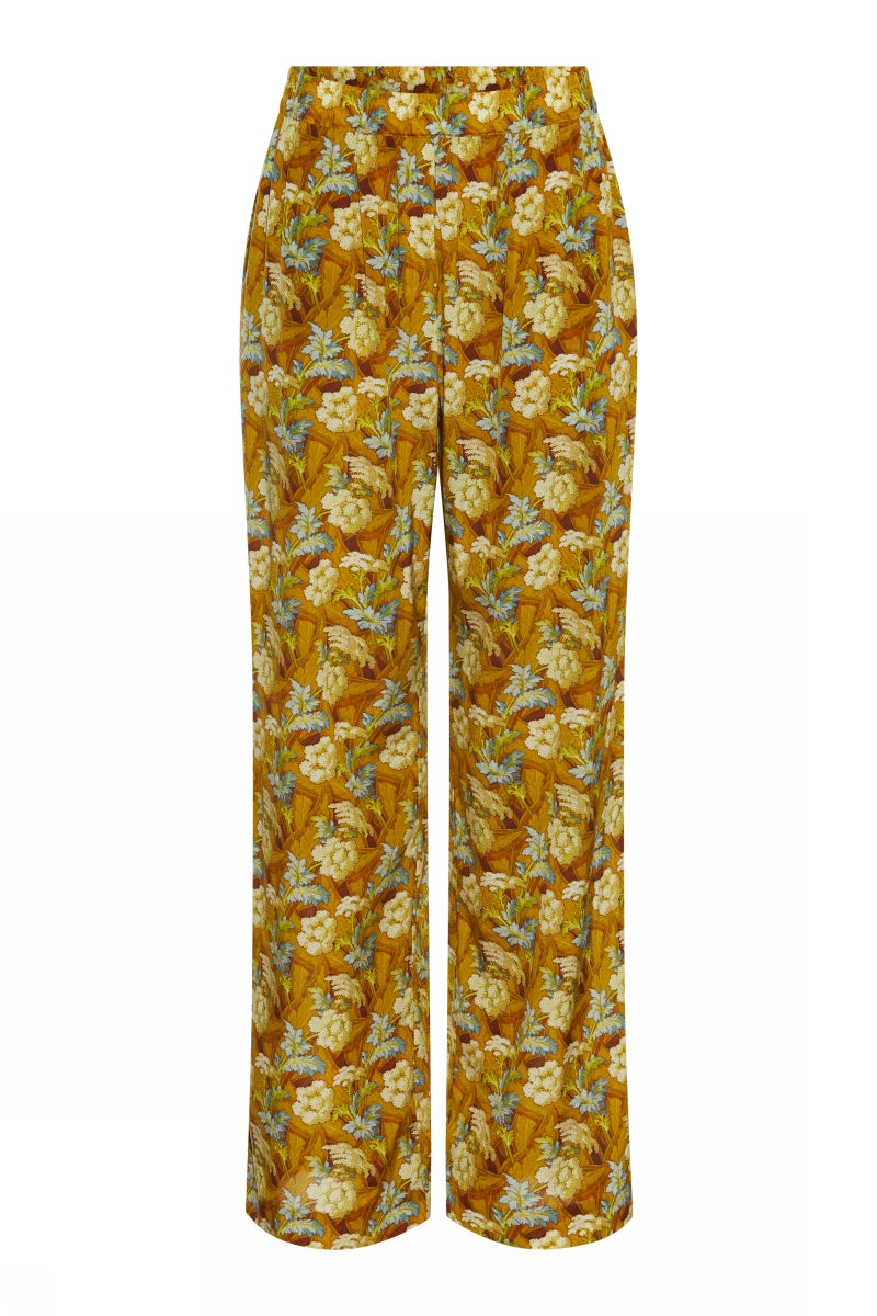 Heartmade Nirea pants HM TROUSERS 625 Golden flower print