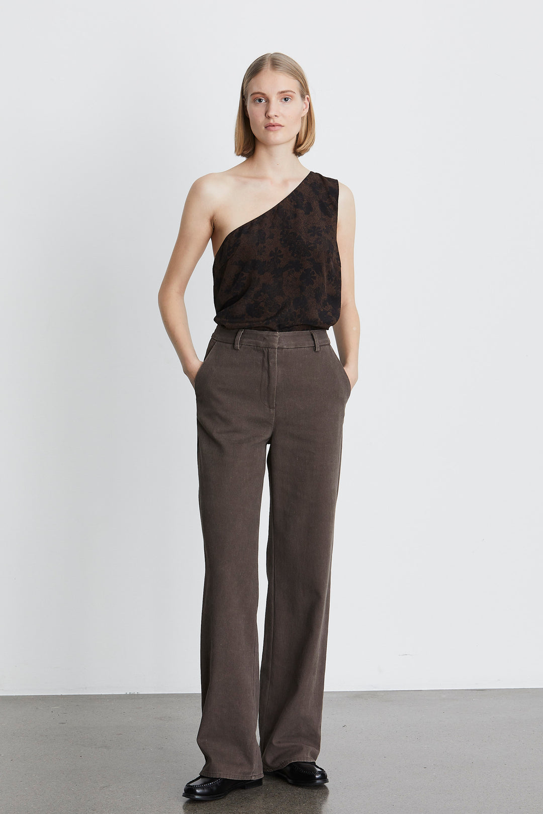 Heartmade Noma bukser TROUSERS 153 Ash gray