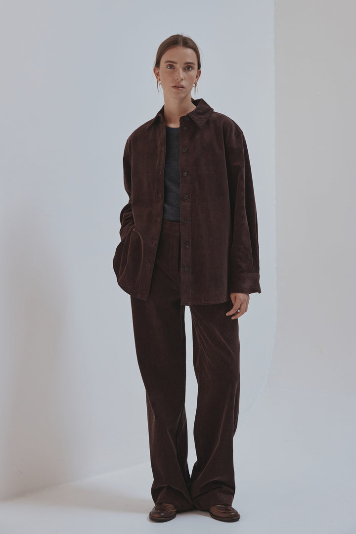 Heartmade Noma bukser TROUSERS 163 Chocolate brown