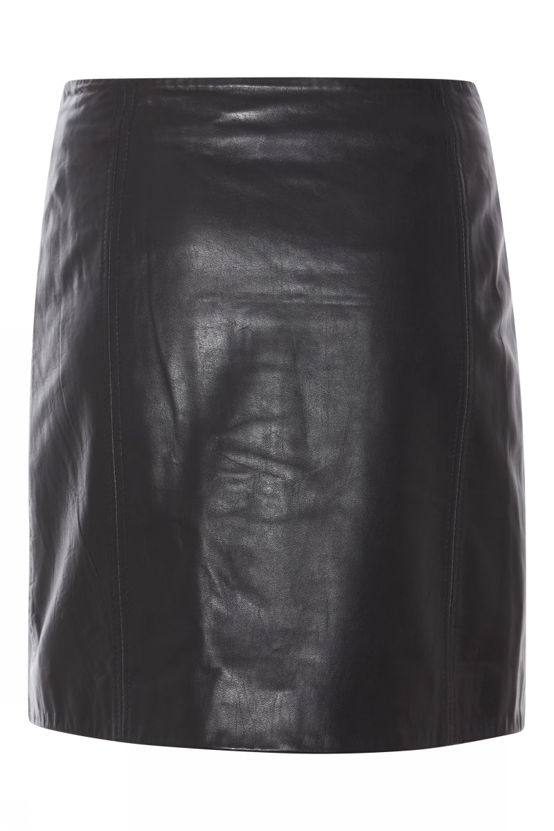 Heartmade Salil leather skirt HM SKIRTS 900 Black